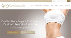 Desktop Screenshot of cosmeticplasticsurgery.co.nz